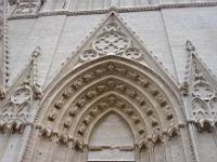 Lyon, Cathedrale St-Jean apres renovation, Portail (06)